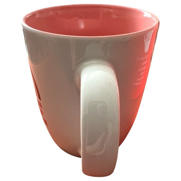 Retro LOVE Rainbow Mug Ceramic Pink Interior Coffee Cup Mug Valentine’s Day 12oz - Picture 3 of 8